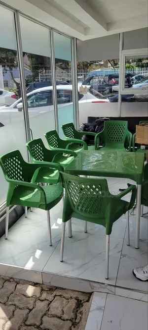 Plastic Chair With Metal Legs, Green Plastic Chair S