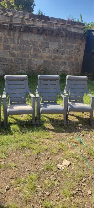 3 Plastic Chairs, or Balcony Relaxing Plastic Chairs