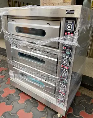 Premier Heo-36 Commercial Electric Food Oven 3 Deck 6 Trays