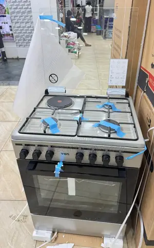 Von Standing Cooker 3+1 55 by 60 Vcf653141nsy Silver