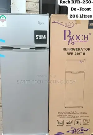 Roch Fridge 206 Liters RFR 250t-B 2 Door Fridge