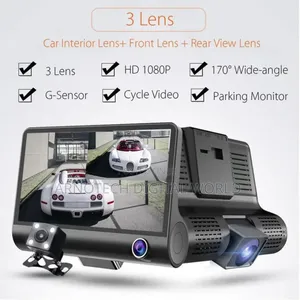 Three-Way High Definition 1080p Dashcam