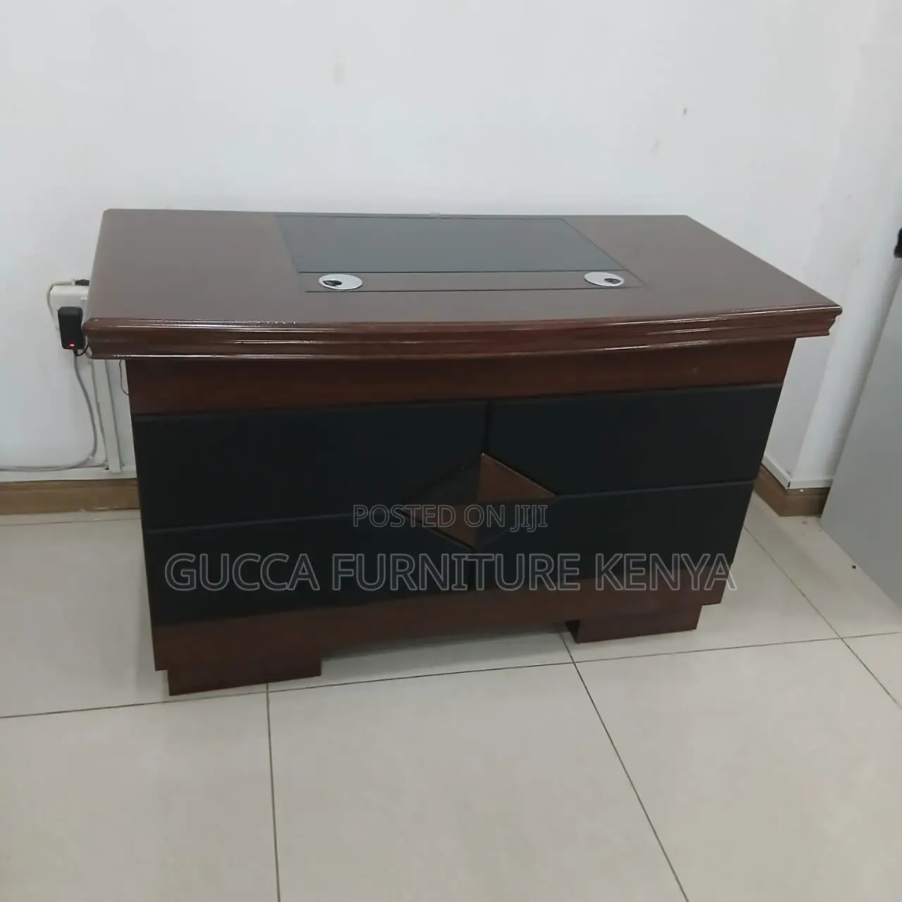 120cm Executive Workspace Mahogany Desk
