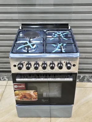 Cooker, Roch Standing Cooker 3gas +1e 60cm×60 Electric Oven Jet Valve