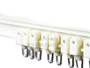 Heavy Duty Ceiling Mounted Bendable Curtain Rail Per Metre