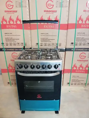 60*65 Eurochef Free Standing 3 Gas Burner + Electric Plate