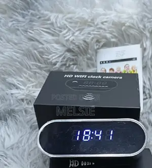 Alarm Clock Camera Table Wifi Spy Hidden Nanny Cam - Motion Detector