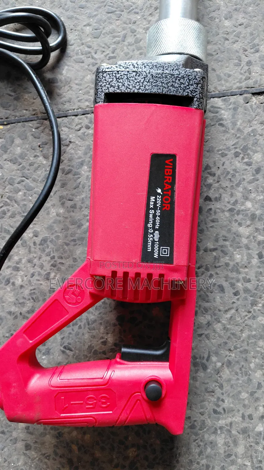 Electric Portable Concrete Vibrator Machine .