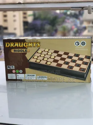 Draughts Magnetic Board Game (Checkers)
