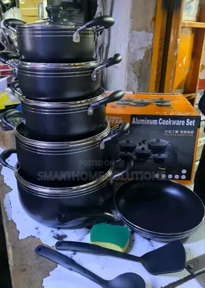 14 Pcs New Inn Great Star Nonstick Cookware Set.