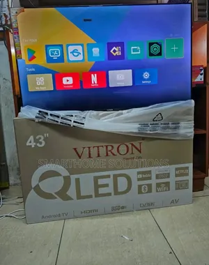 Vitron 43 Inches Qled Tv Vitron 43 Smart Android Frameless Qled Tv.
