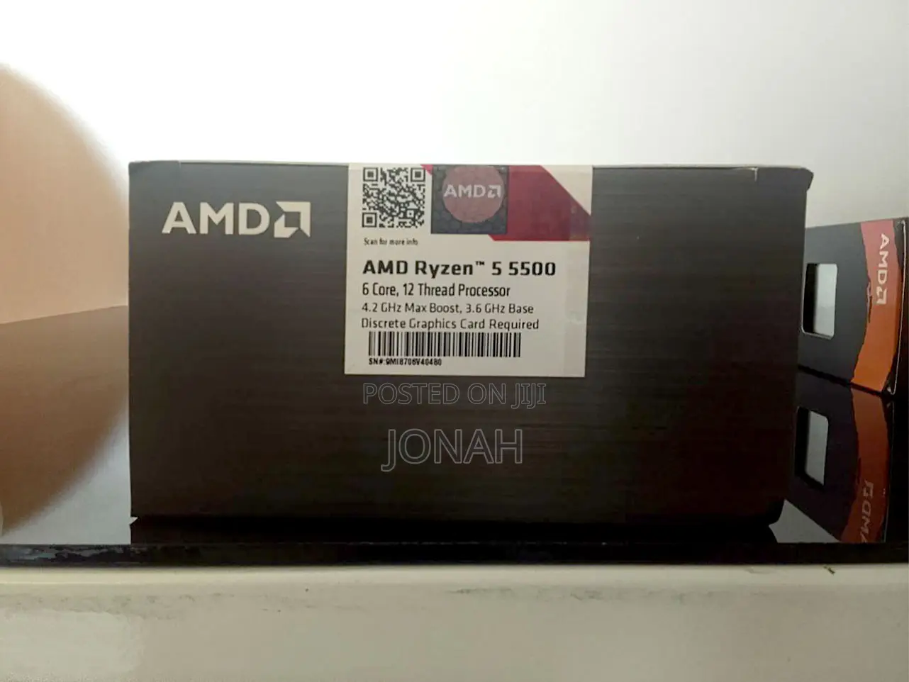 Amd Ryzen 5 5500 6-Core 12-Thread Processor W/ Wraith Stealth Cooler
