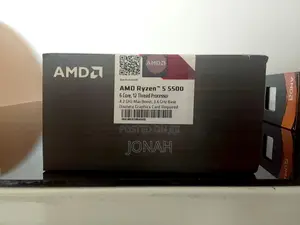 Amd Ryzen 5 5500 6-Core 12-Thread Processor W/ Wraith Stealth Cooler
