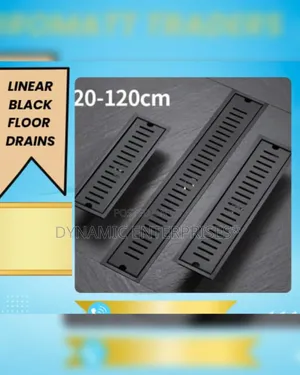 Linear Black Floor Drain