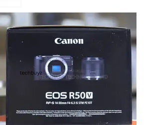 Canon Eos R50 V Mirrorless Camera With Rf-s14-30mm F4-6.3 Is Stm Kit