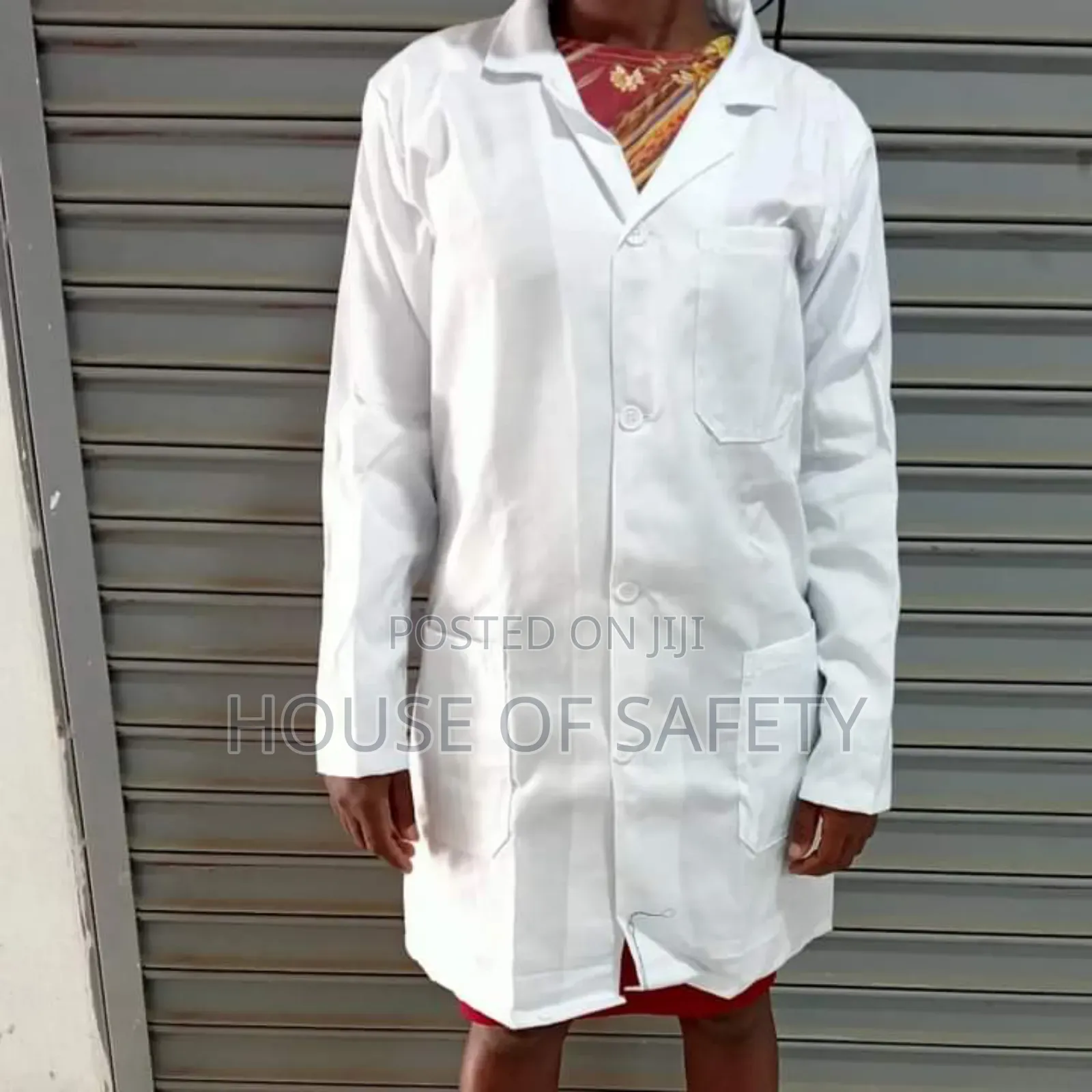 White Labcoats With Buttons