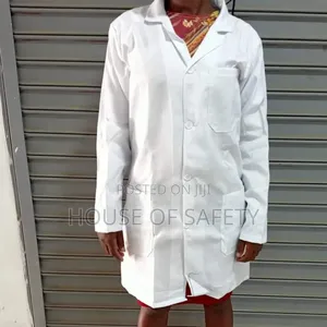 White Labcoats With Buttons