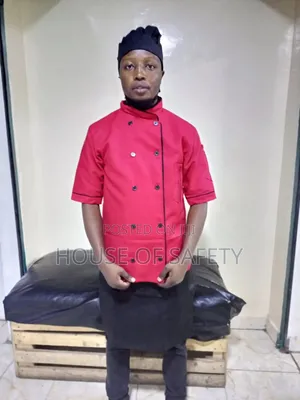 Red Cooking Uniforms Gorgeous for Men