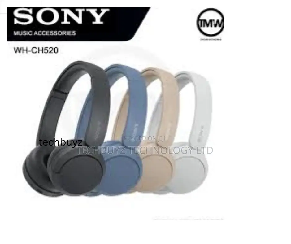 Sony Wh-ch520 Wireless Headphones Bluetooth On-ear Headset