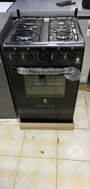 50x55 Gas Cooker | 4 Burner With Oven, Free Standing Style