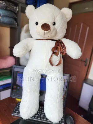 Teddy Bear 80cm White for Valentine ,Christmas, Anniversary, Birthdays