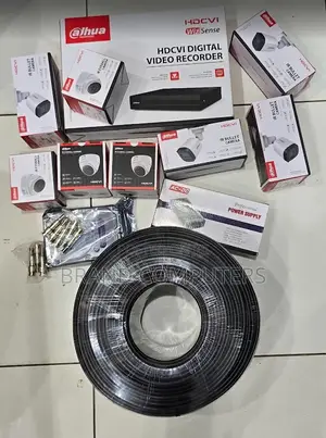 8 Channel Dahua CCTV Camera Complete Kit Wikth 8 Cameras Full Hd