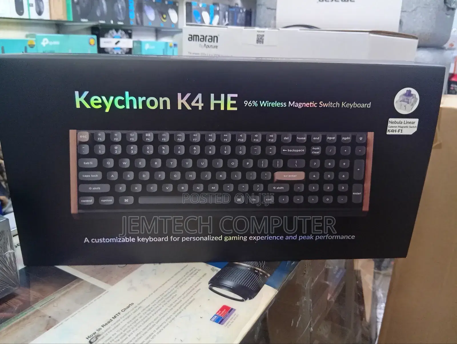 Keychron He Wireless Magnetic Switch Custom Keyboard