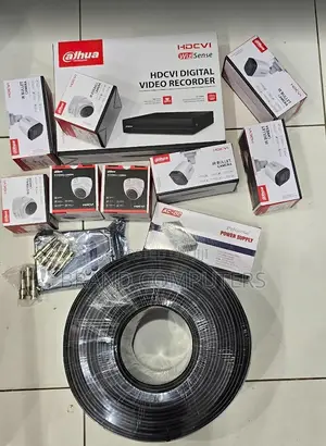 8 Channel Duhua 1080p 8 Cameras CCTV Complete Kit