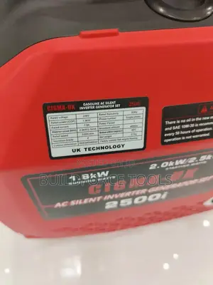 Cigma Uk Silent Inverter Generator Set
