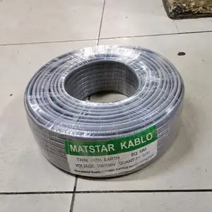 High Grade 1.5mm Twin With Earth Electrical Wiring Cable Long Lasting