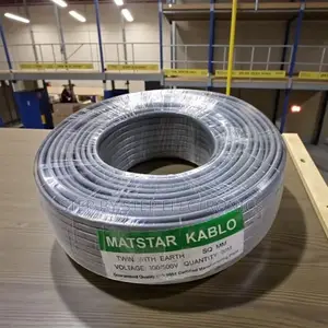Low-Cost Flame Retardant 1.5mm Twin With Earth Electrical Wiring Cable