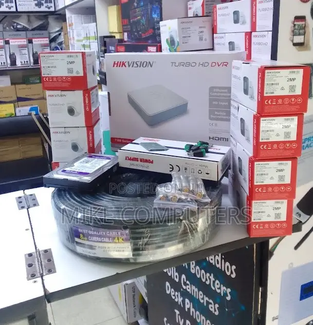 Hikvision 2mp 8 Cameras Full Hd CCTV Kit Package