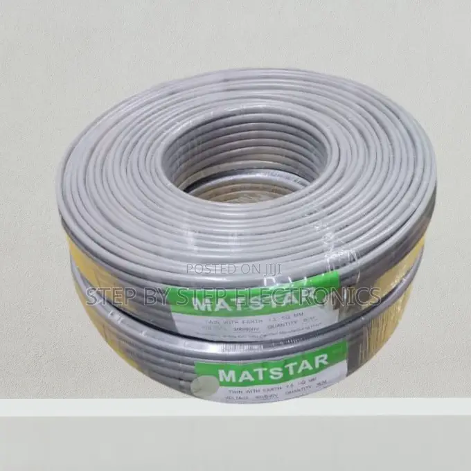 Long Life 2.5mm Solid Core Twin With Earth Electrical Wiring Cable