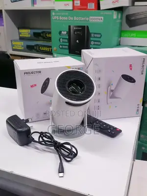 !Hy300 Pro Mini Android Smart Projector - 360 Degrees Flip