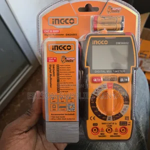 Ingco Digital Multimeter 600 Volts 4000 Counts Dm36002 Heavy Duty