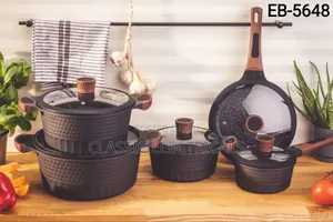 10pcs Marble Edenberg Cookware Set
