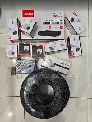 8 Channel Dahua Full Hd CCTV Camera Complete Kit With Night Vision