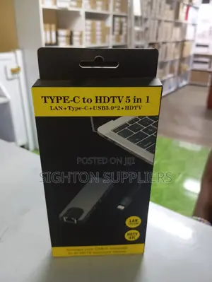 Usb-C Hub 5 in 1 Ethernet Adapter