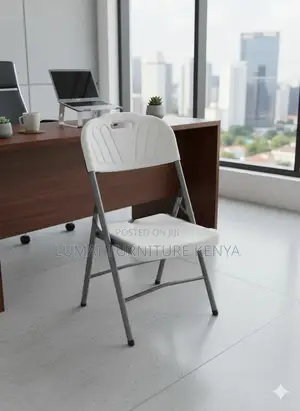 Multi-Purpose Foldable Chair – White