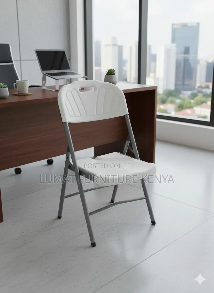 Multi-Purpose Foldable Chair – White