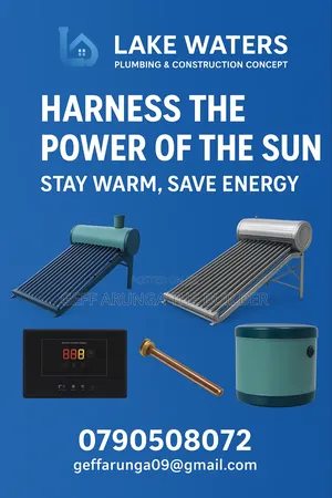 Non Pressurised Solar Water Heaters 300litres