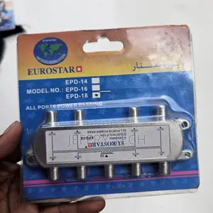 Eurostar Digital 8 Way Coaxial Cable Splitter Antenna