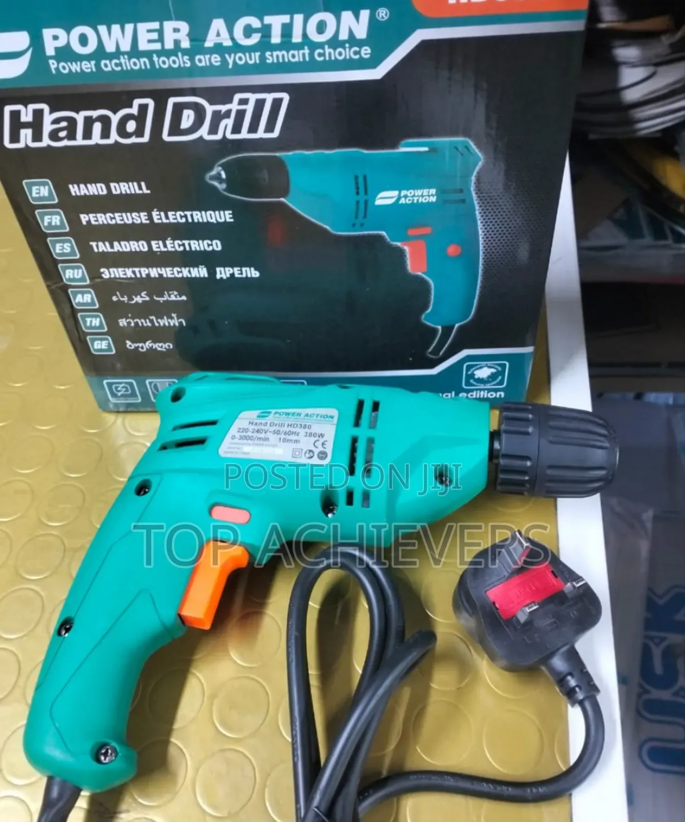 Electric Hand Drill 380w 10mm Chuck