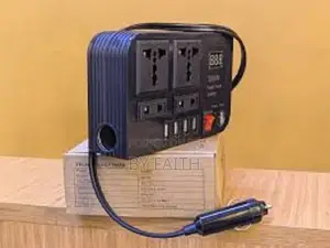 300w Car Power Inverter – 12v to 220v Converter With Dual Usb Socket