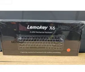 Keychron X6 Lemokey X6 Wired Mechanical Keyboard, Qmk Programmable