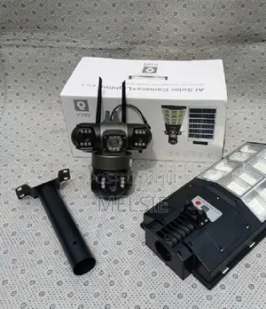 Ai Solar Camera + Lighting Solar Light V380 Pro 450w Watts Two-in-One