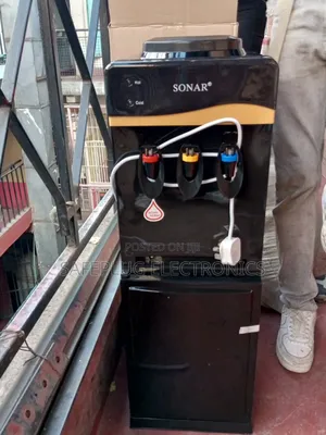 Hot/Cold Water! Black Sonar B7c 3-Tap Dispenser - Like New"