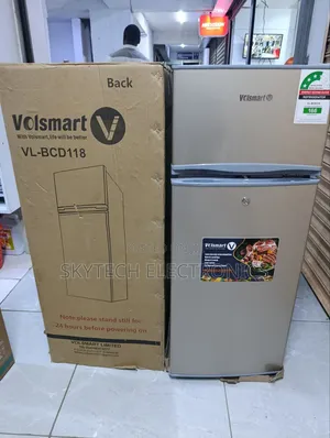 Volsmart Fridge Vl-Bcd118 Double Door 118 Litres