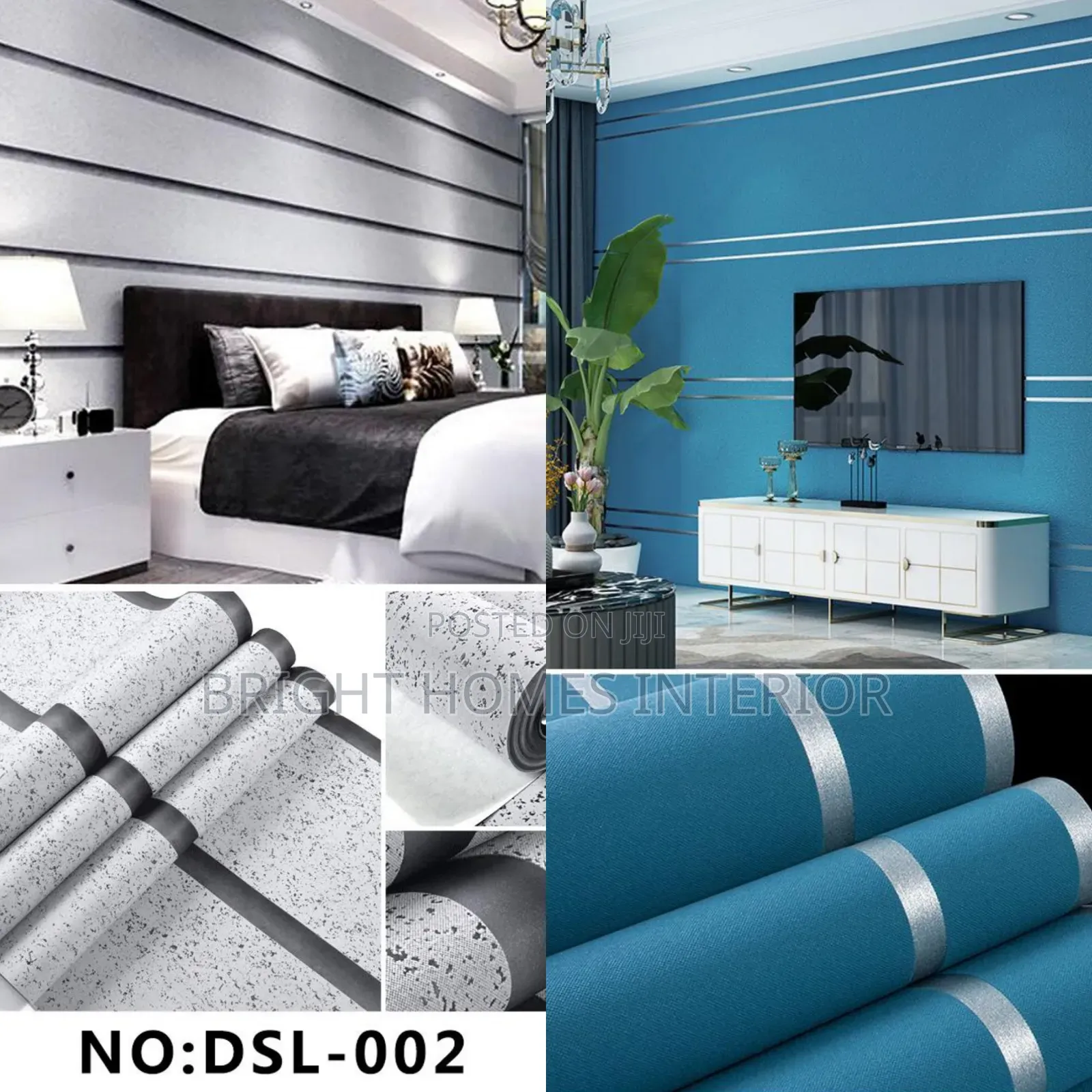 Grey and Blue Wallpaper Available Lines Wallpaper