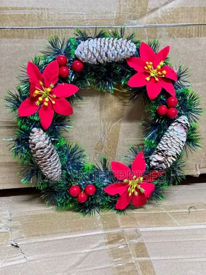 25cm Christmas Wreath for Front Door